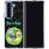 Adult Swim Rick and Morty Portal Travel Galaxy Z Fold6 Clear Case